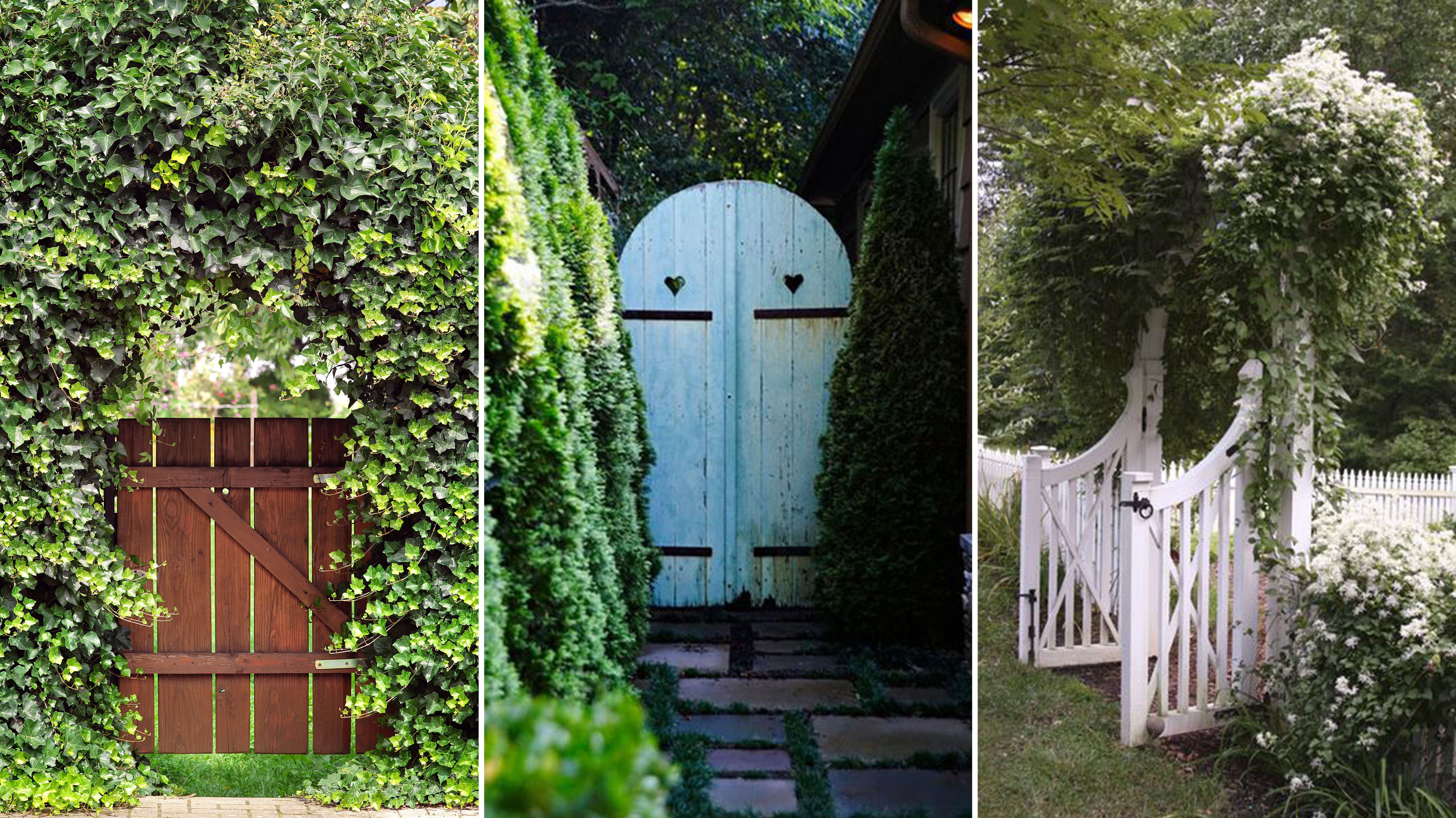 17 best garden gates - ideas for beautiful garden gates POZBLVR