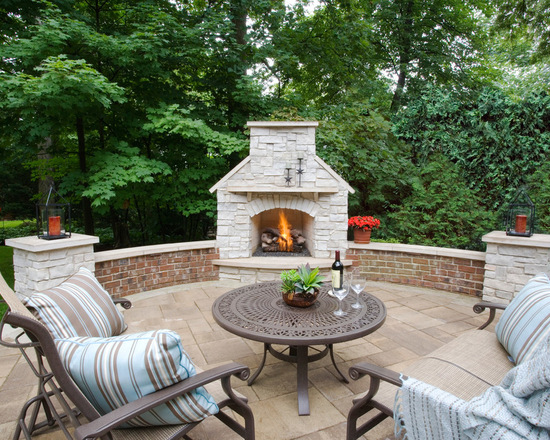 18 patio fireplace design ideas for your outdoor space ISGUEID