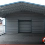 18x26 2 car metal carport HNDOFTG