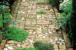 32 natural and creative stone garden path ideas gardenoholic | gardenoholic IIHCEEE
