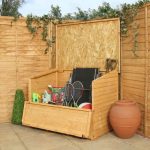4 x 3 waltons shiplap+ wooden garden storage chest RLIVYCB