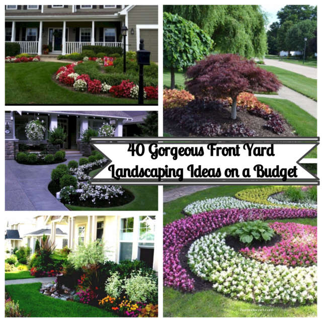 40 gorgeous front yard landscaping ideas on a budget MVLBHMF