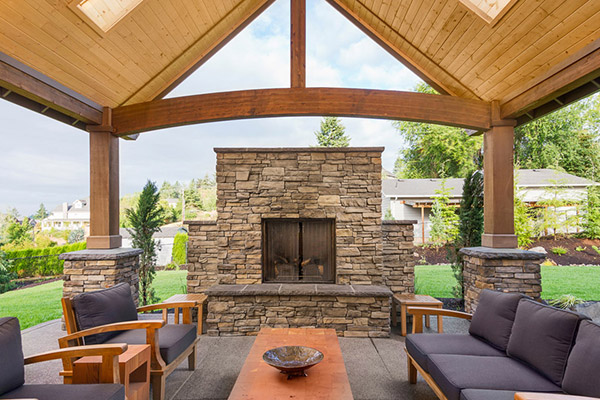 5 amazing outdoor fireplace ideas for your home QMDNROV
