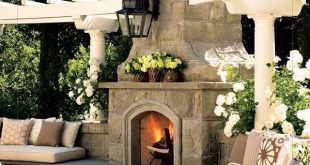 53 most amazing outdoor fireplace designs ever EJPJFUV