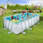 above ground pool summer waves elite 9 ft. x 18 ft. rectangular 52 in. deep PWONAXP