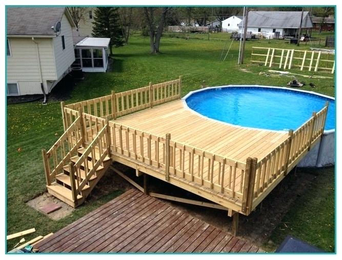 above ground pools with decks above ground pool decks above ground pool decks pool deck by decking GTFGZLE