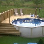 above ground pools with decks modern above ground pool decks above ground pool deck ideas on a JEAPLXV