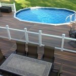 above ground pools with decks oval above ground pool with deck lounge ESPAGOV