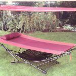 amazon.com : foldable, steel-frame hammock with canopy : garden u0026 outdoor PXABTDN