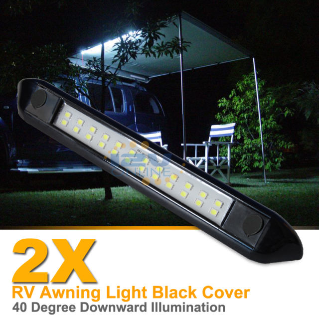 awning lights 2x 12v led awning light rv camper trailer boat exterior camping bar RUNOMRX