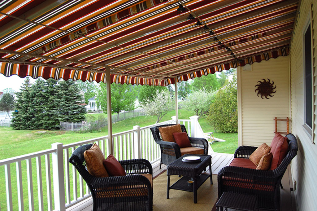 awnings for decks retractable deck awnings TTIDPAO