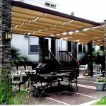 backyard canopy outdoor-pillars-patio-canopy JYNCYJO