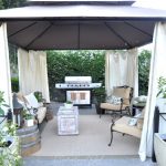 backyard canopy whimsical grilling ICOPUOY