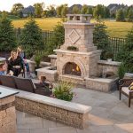 backyard fireplace outdoor fireplace design ideas: getting cozy with 10 designs QUXHCHH