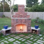 backyard fireplace small outdoor brick fireplaces | related post from diy outdoor fireplace EEMUWTS