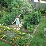 backyard garden: 6-foot tomato plants, racine, wisconsin FIJPFUM