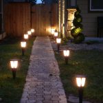 backyard lights simple solar brick pathway lights WTPGNMG
