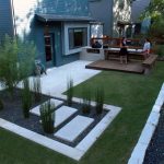 backyard simple modern landscape design QDWVHZR