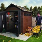 backyard storage sheds keter plastic composite outdoor storage shed VACSOHX
