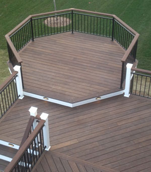 bamboo decking a multi level deck with exterior grade bamboo looks great. VBZFTEP