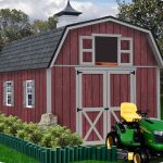 barn sheds woodville 10x12 wood storage shed kit - all pre-cut NLUVKUH