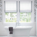 bathroom window treatments 9 bathroom window treatment ideas WGQYHIY