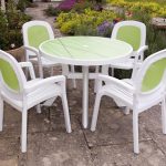 beautiful green plastic patio furniture sets NTUYBSD