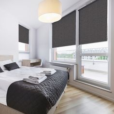 bedroom blinds u0027blocu0027 zinc blackout blind - premium roller blinds great for bedrooms or FLMSCCG