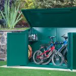 bike storage shed access bike store YZQYEHW