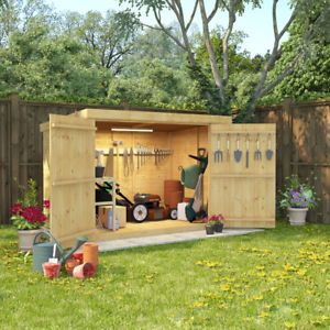 bike storage shed image is loading 6x4-tongue-and-groove-wooden-shed-bike-storage- AKCPJYV