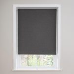 black out blind luna charcoal thermal blackout roller blind XHSGRCI