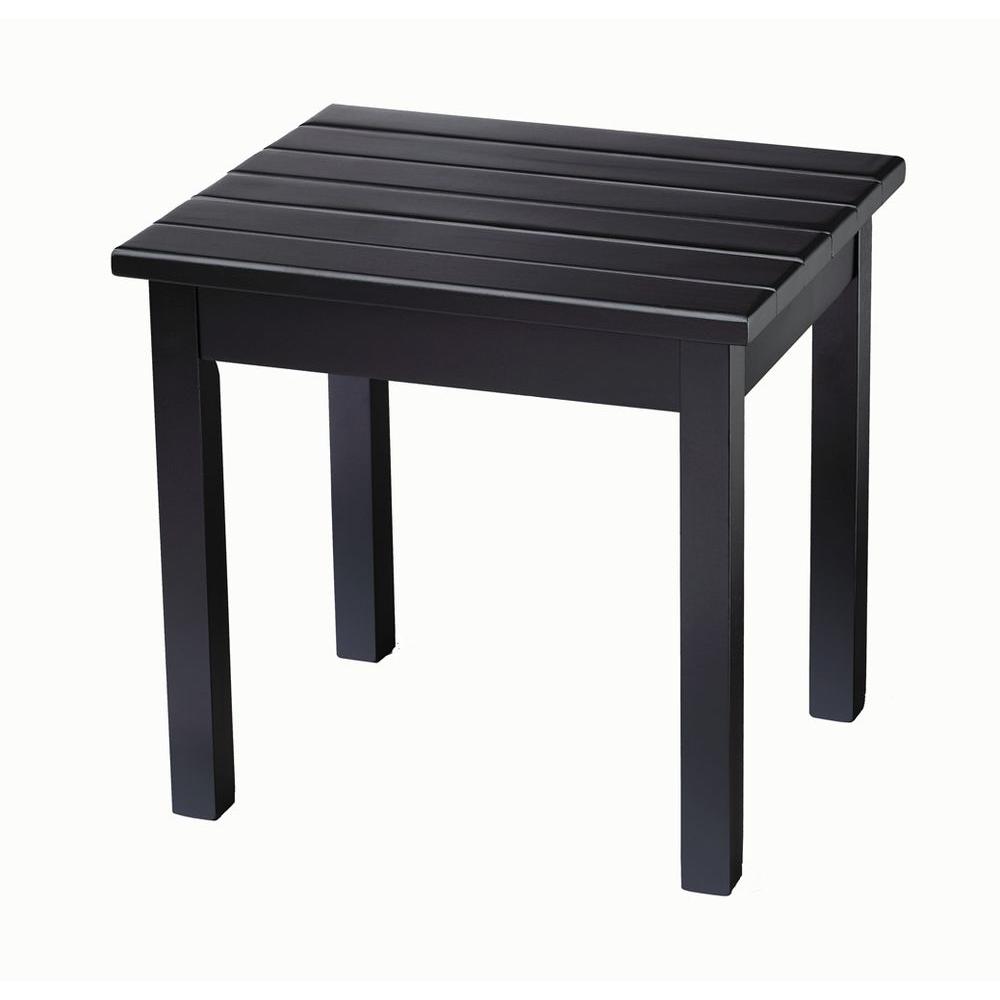 black patio side table YNBDQHP