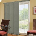 blinds for sliding doors comfortex® panel tracks: classic shown in color moss EQWFBGB