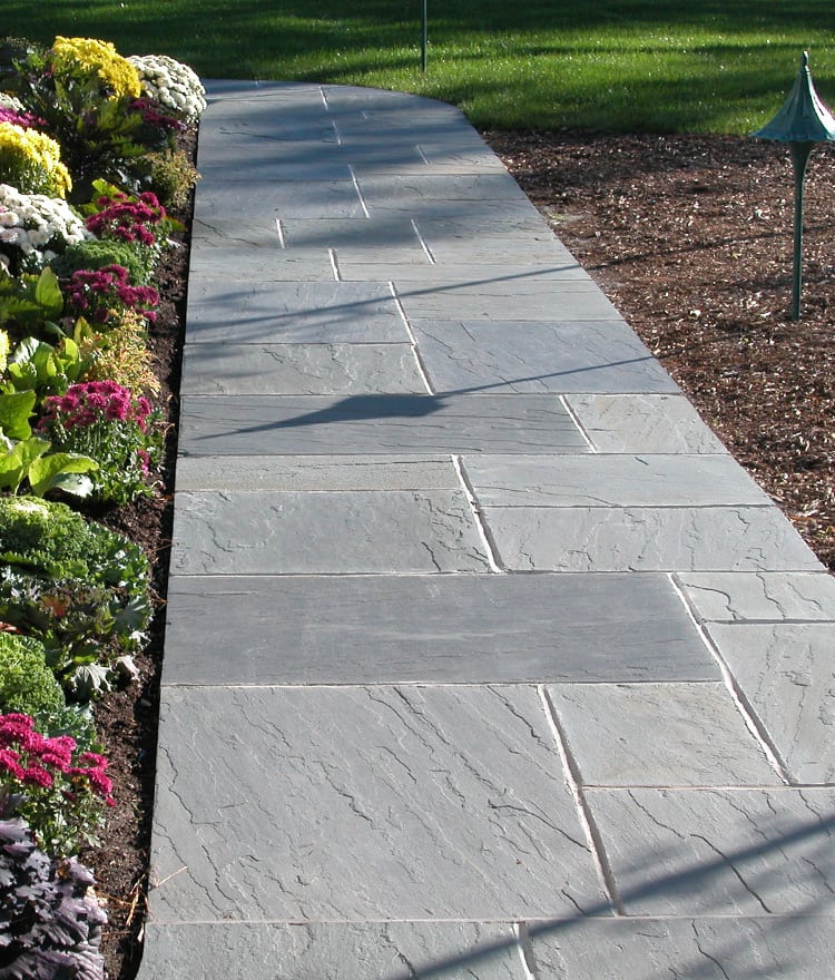 Building an Impressive Garden with blue stone pavers