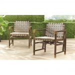brown jordan patio furniture brown jordan form patio motion dining chair in sparrow (2-pack) -- FYWHIXW