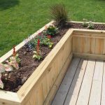 built in deck planters | deck planter/flower box - sawdust therapy FLDTXJJ