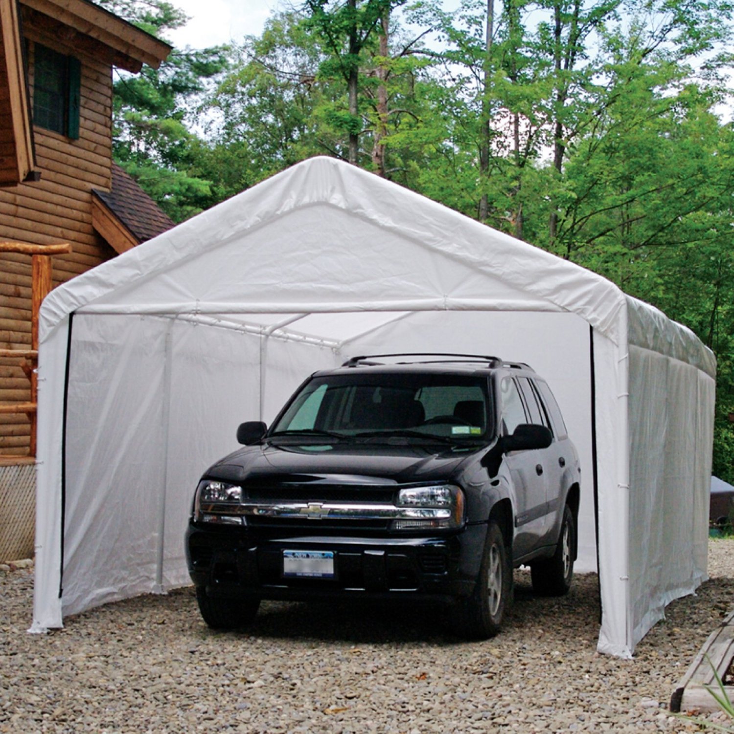 car canopy enclosure kit - white, canopy not included UCQVXVP