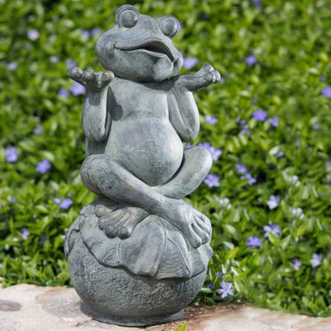 carefree frog garden statue CFEEWZJ