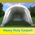 carport canopy 20u0027x12u0027 carport grey/white - garage storage canopy shed car truck boat EYXMAEX