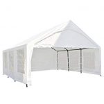 carport tent abba patio 20 x 20-feet heavy duty carport, car canopy storage with YWWZFNY