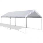 carport tent caravan canopy 10 x 20-feet domain carport, white YPPDKTT