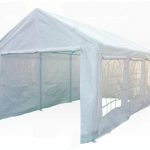 carport tent mcombo white 20x26u0027 heavy duty carport party tent canopy WXSUNRZ