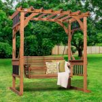 cedar pergola swing - patio products | backyard discovery YQBJEOE