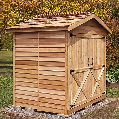 cedar sheds cedarshed mini storage shed kit OMLEUSS