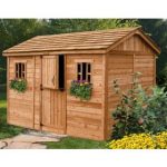 cedar sheds ... outdoor living 12u0027 x 8u0027 cabana garden shed YKWLHSY