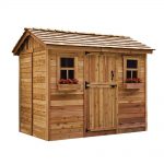 cedar sheds outdoor living today cabana 6 ft. x 9 ft. western red cedar AHOKASL