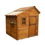 cedar sheds outdoor living today sunshed 8 ft. x 8 ft. western red cedar FZMJPVZ