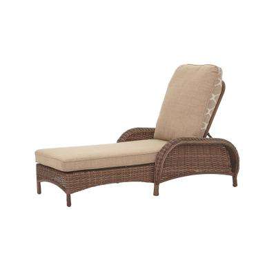 chaise lounge outdoor beacon park steel wicker outdoor chaise lounge ... XKHZLCS