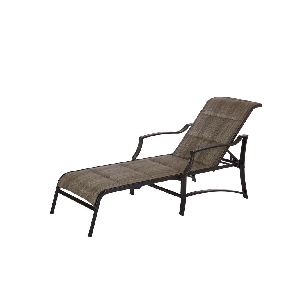 chaise lounge outdoor hampton bay statesville pewter aluminum outdoor chaise lounge VGWBHVE