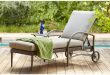 chaise lounge outdoor posada patio chaise lounge with gray cushion AOVYWXN